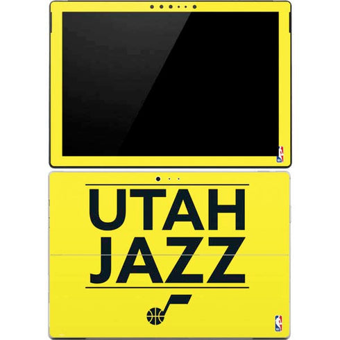 NBA Utah Jazz Standard - Yellow Surface Pro 4 Skin
